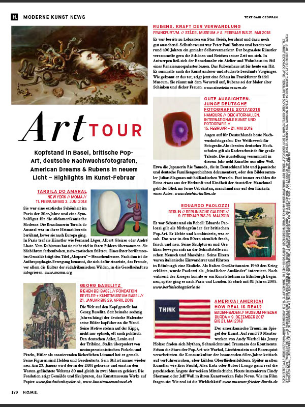 H.O.M.E. Magazin – Art Tour