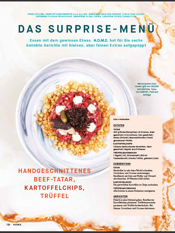 H.O.M.E. Magazin – Das Surprise Menü