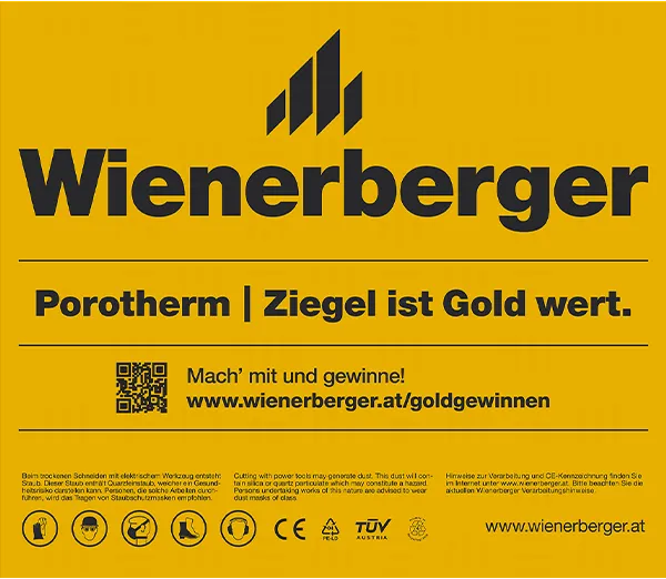 Ziegel ist Gold wert. Folie