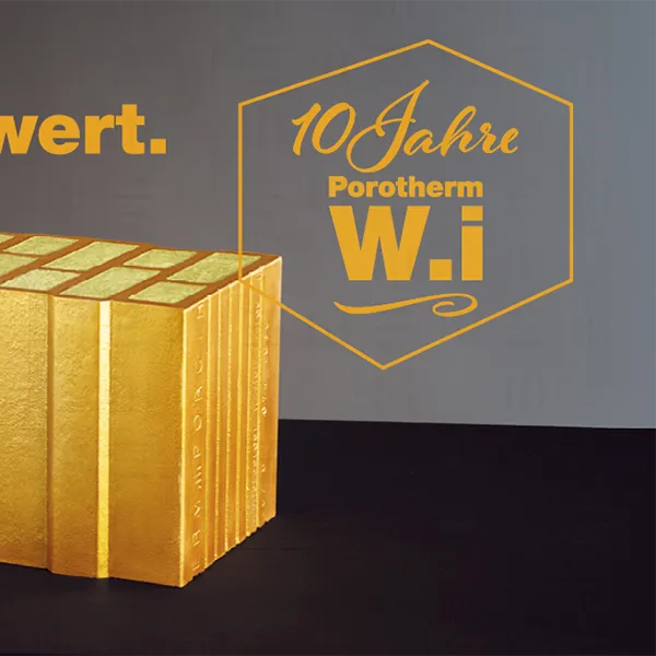 Ziegel ist Gold wert. Banner